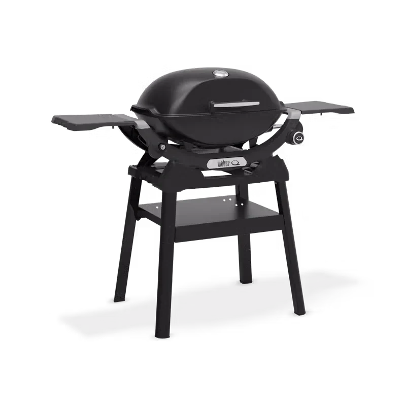 Weber Q2200N Gas BBQ with Compact Stand and Side Tables
