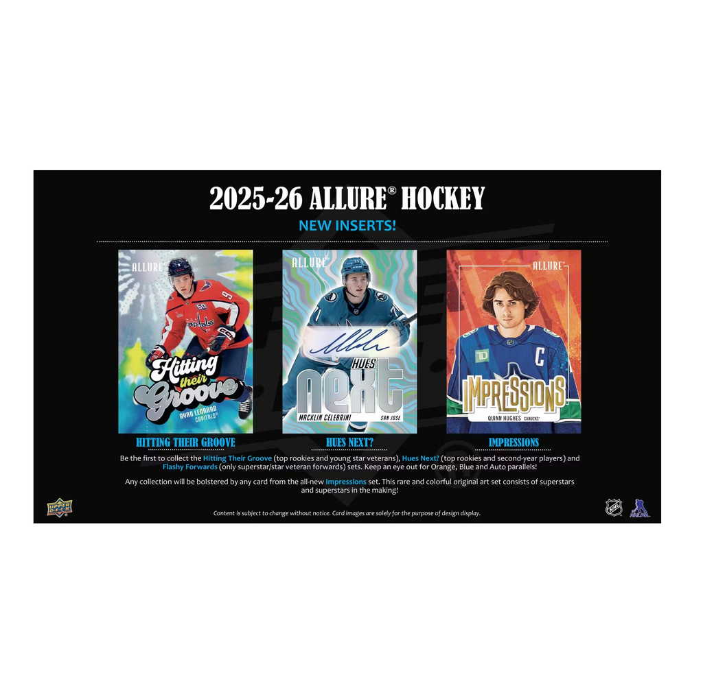 2025-26 Upper Deck Allure Hockey Blaster 20-Box Case
