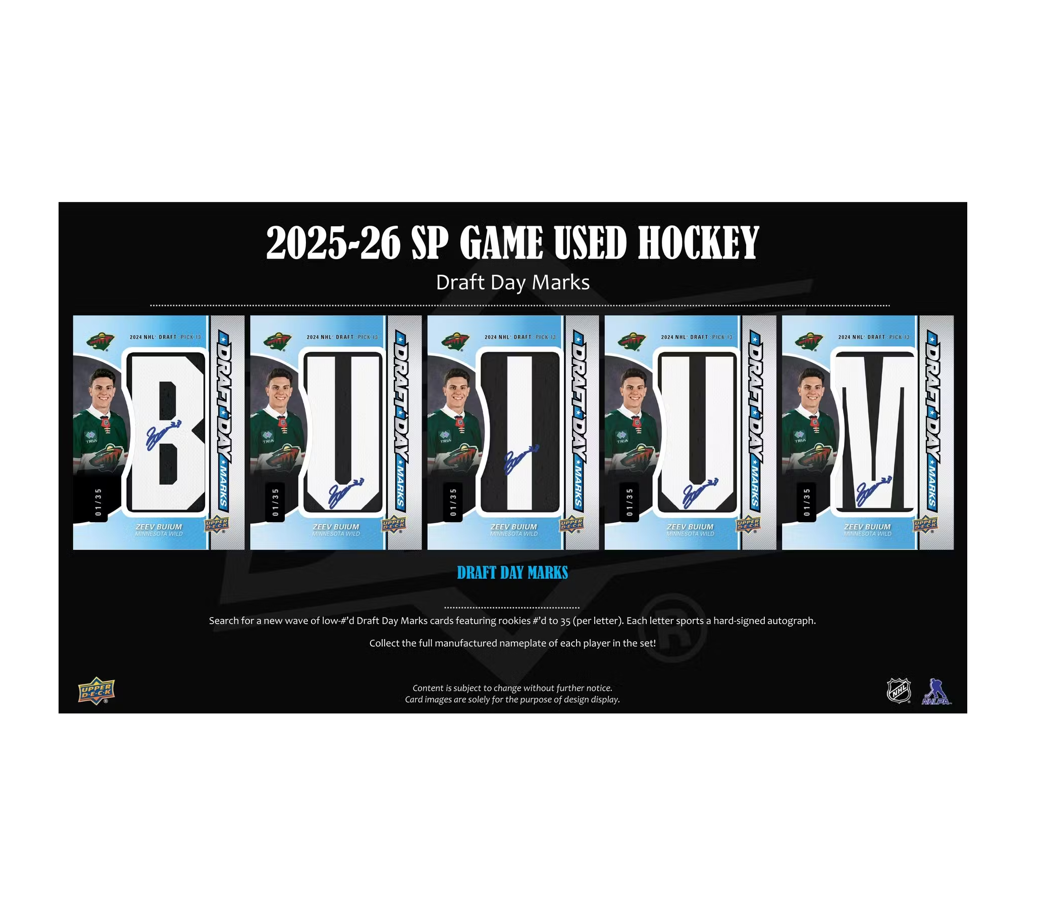 2025-26 Upper Deck SP Game Used Hockey Hobby Box