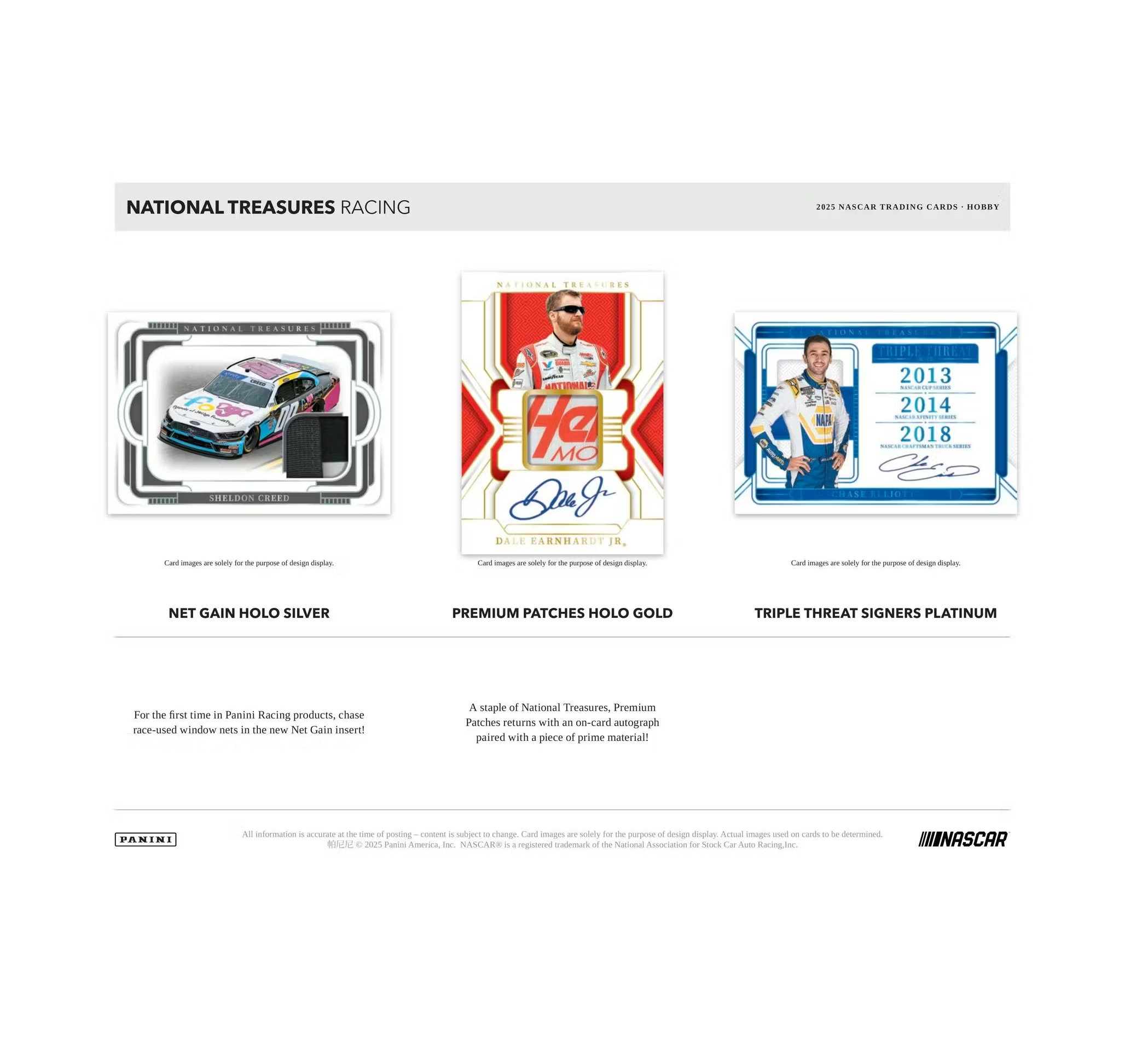 2025 Panini National Treasures Racing Hobby Box