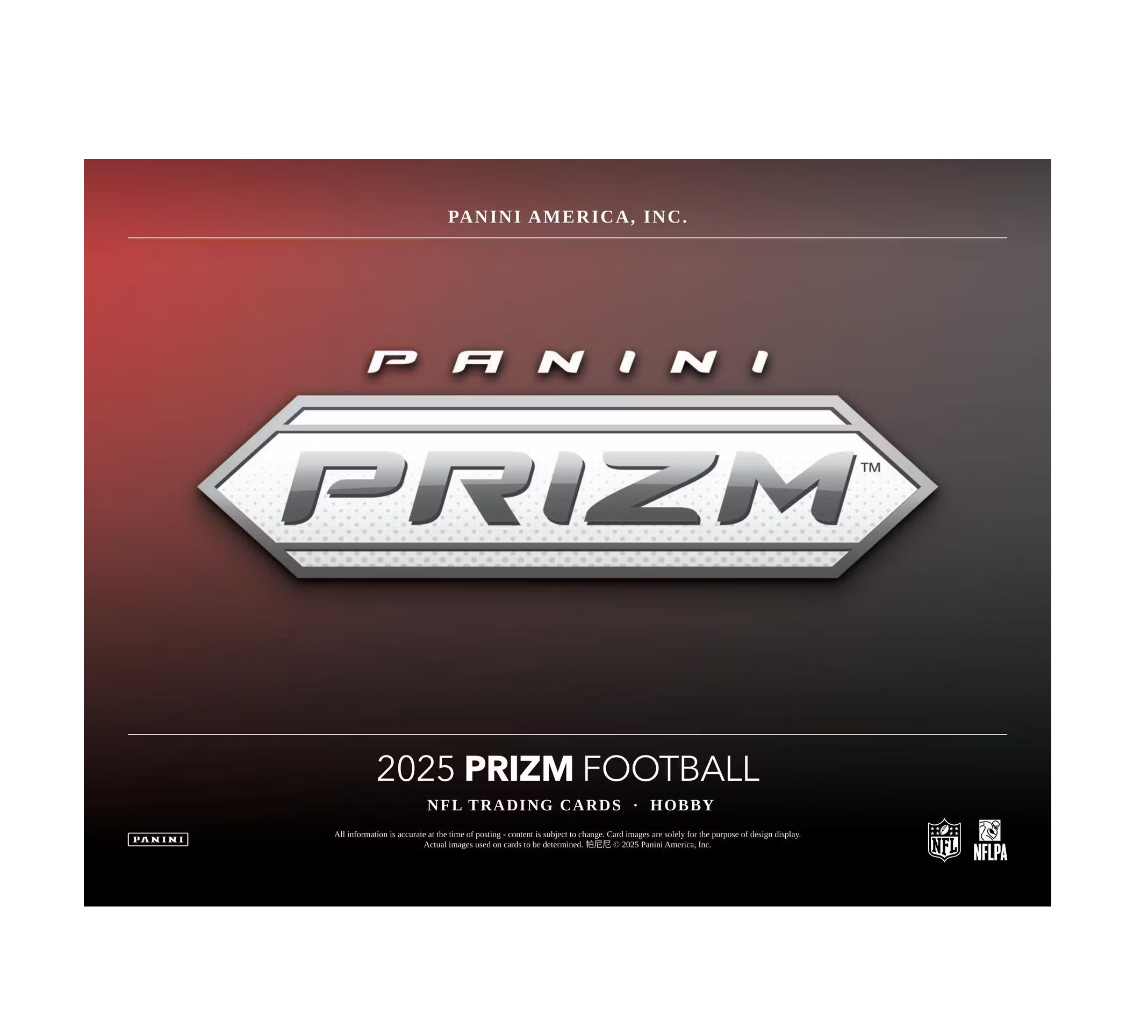 2025 Panini Prizm Football Hobby Box