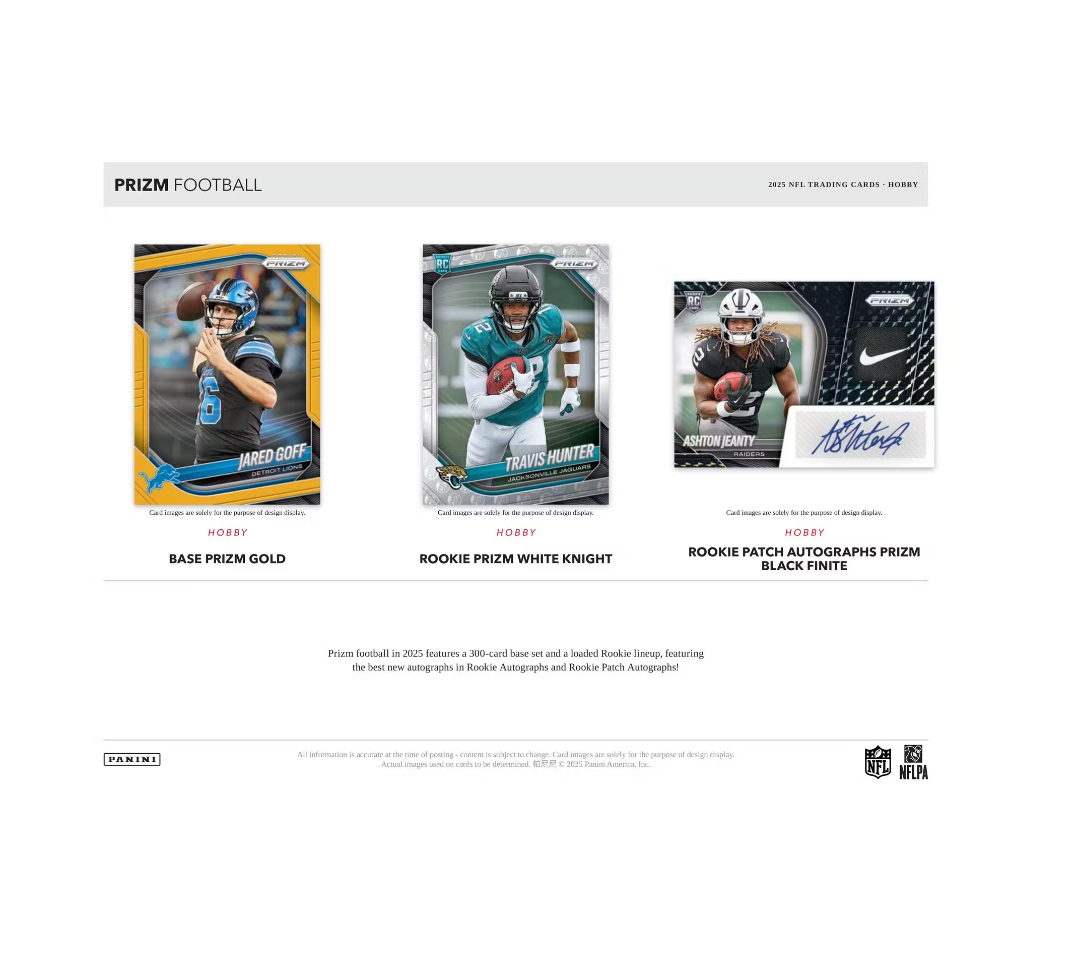 2025 Panini Prizm Football Hobby Box