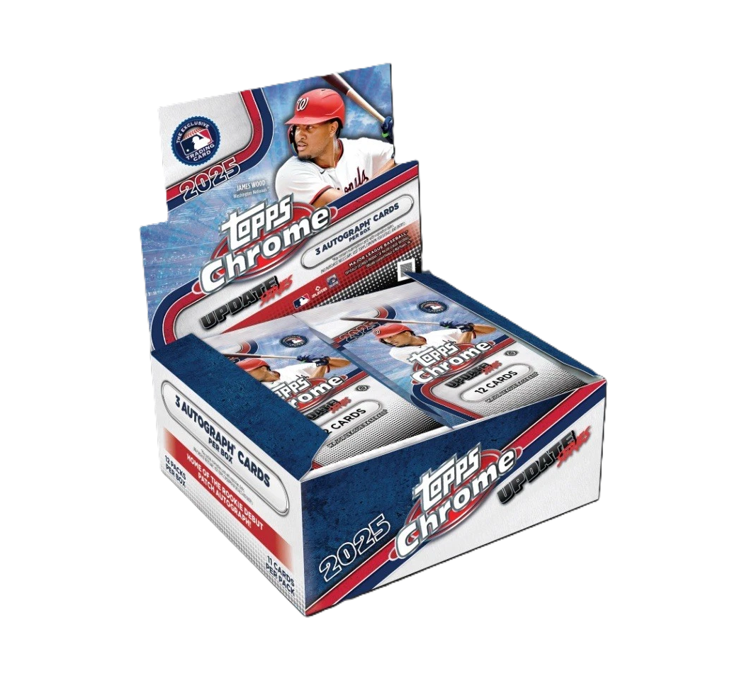 2025 Topps Chrome Update Series Baseball Jumbo Hobby Box