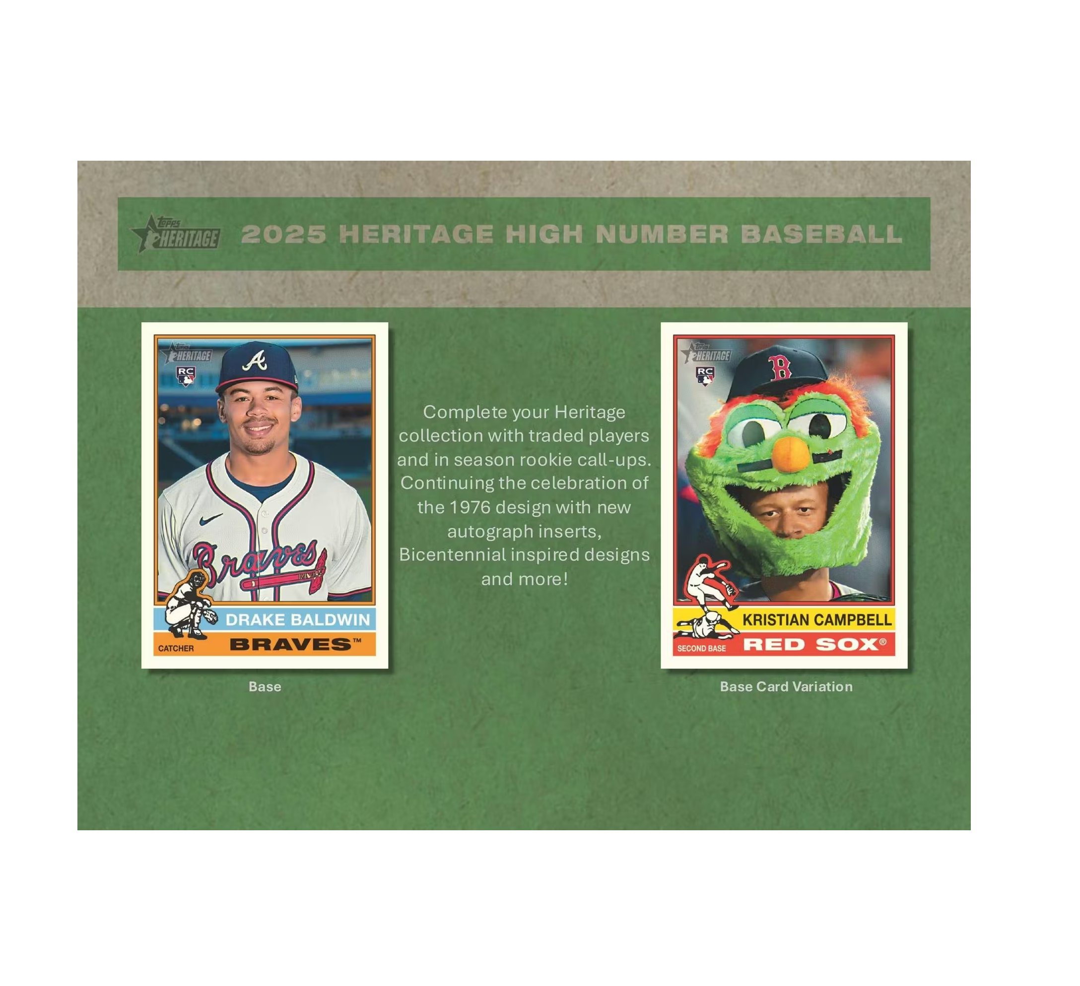 2025 Topps Heritage High Number Baseball Hobby Box