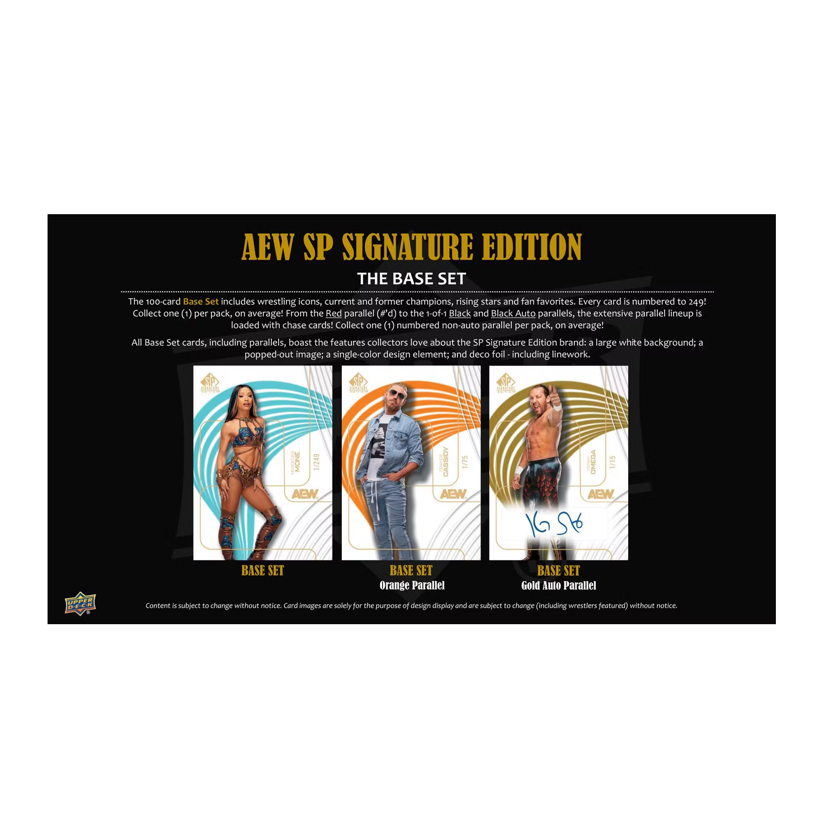 2025 Upper Deck SP Signature Edition AEW Wrestling Hobby 20-Box Case