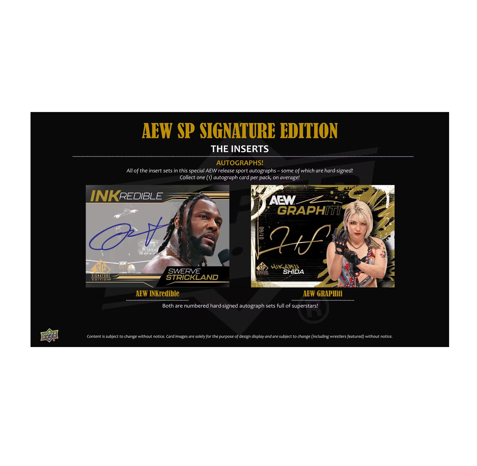 2025 Upper Deck SP Signature Edition AEW Wrestling Hobby Box