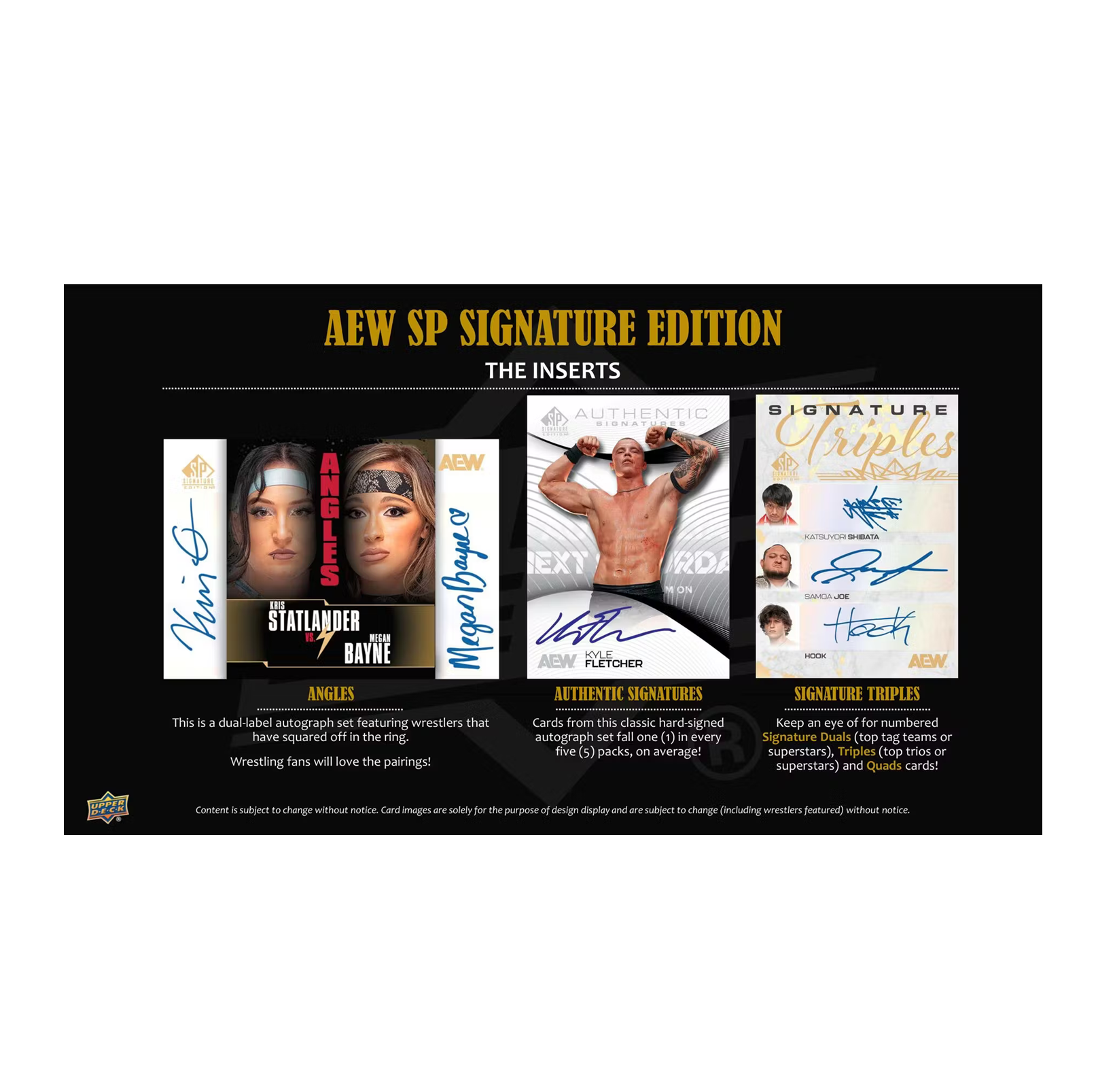 2025 Upper Deck SP Signature Edition AEW Wrestling Hobby Box