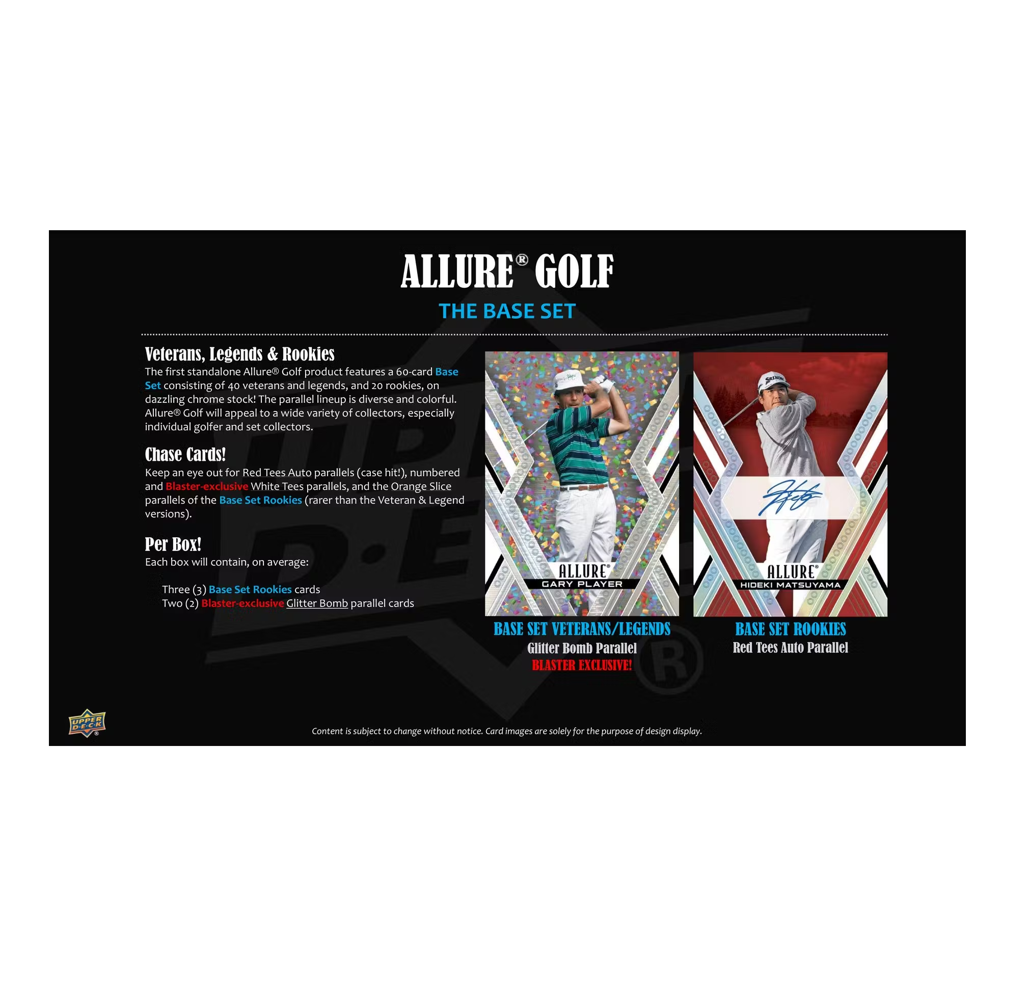2026 Upper Deck Allure Golf Blaster 20-Box Case