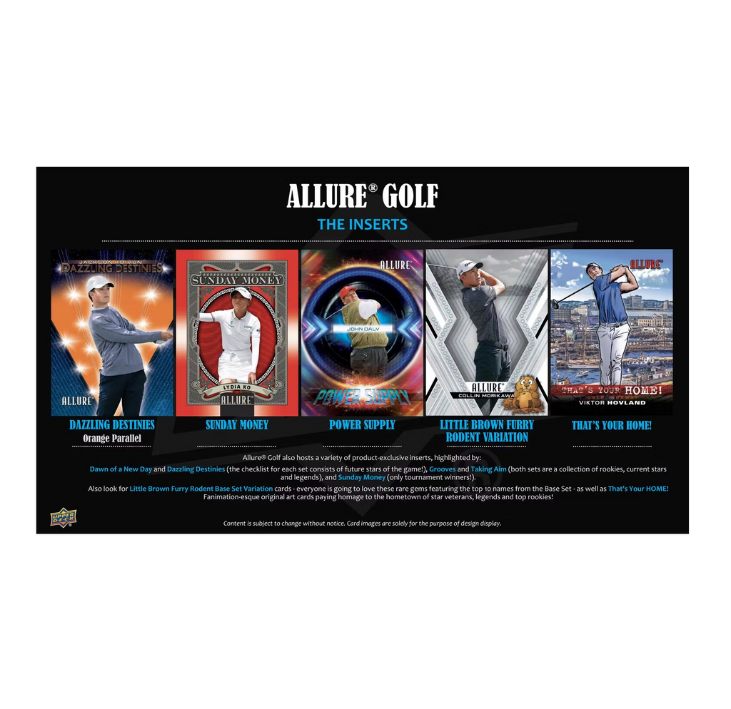 2026 Upper Deck Allure Golf Blaster 20-Box Case