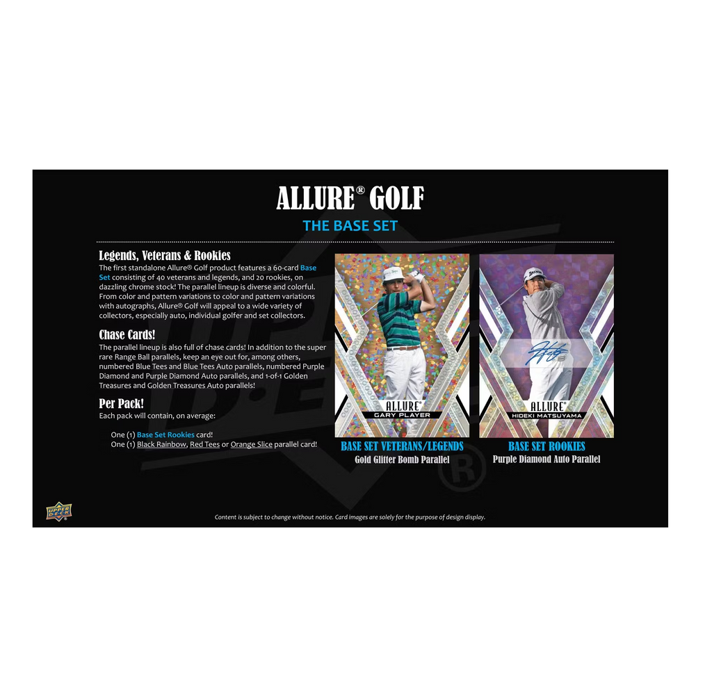 2026 Upper Deck Allure Golf Hobby Box