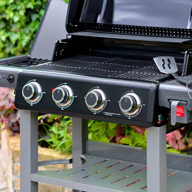 Grillstream Carbon 4 Burner Hybrid Gas BBQ