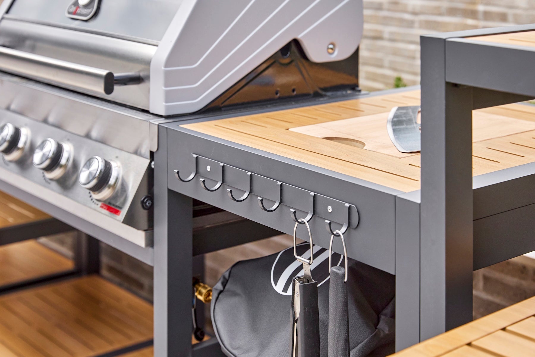 Grillstream Sanctuary Outdoor Kitchen 4 Burner Hybrid with Ceramic Side Burner