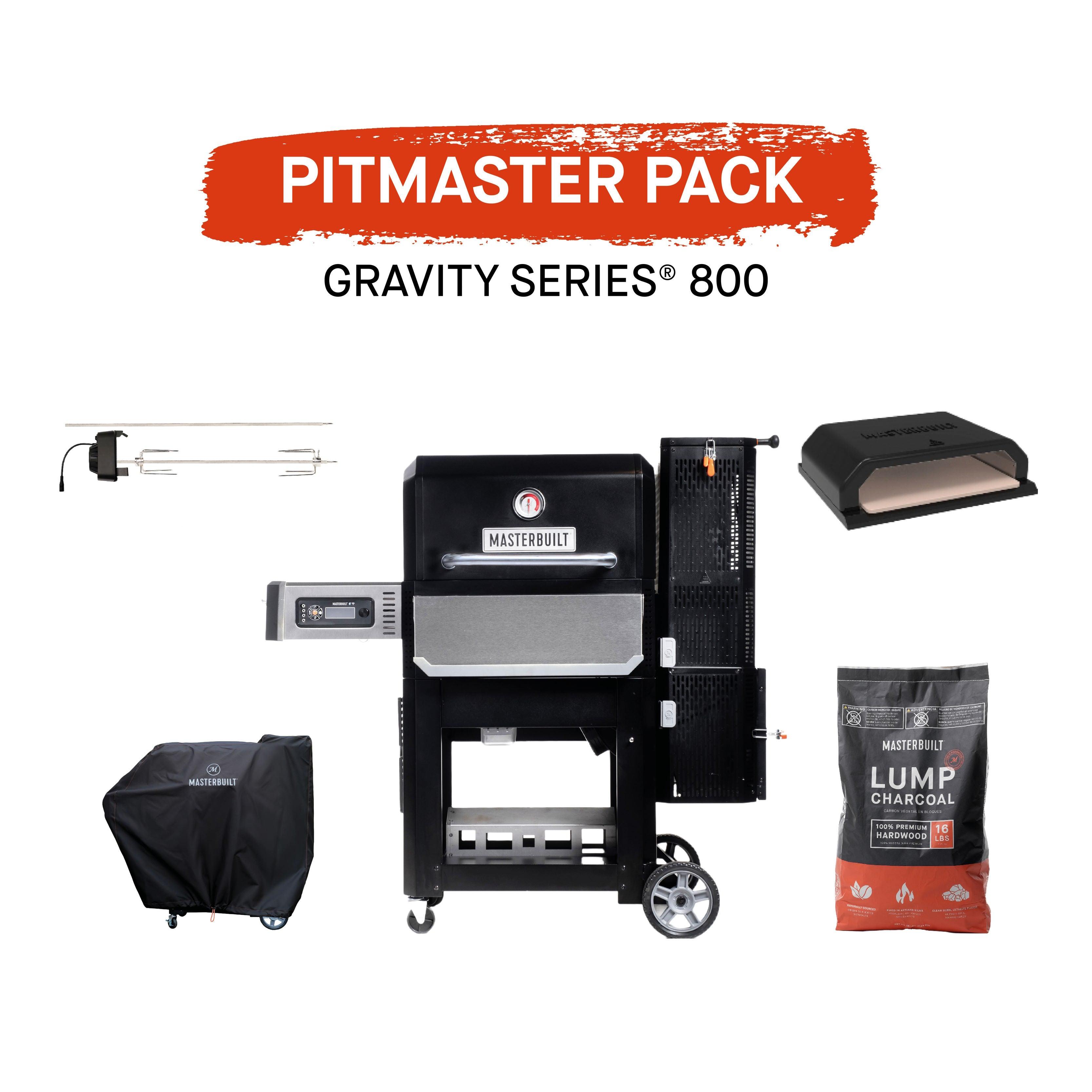 Masterbuilt 800 GravityFed BBQ with Pitmaster Pack
